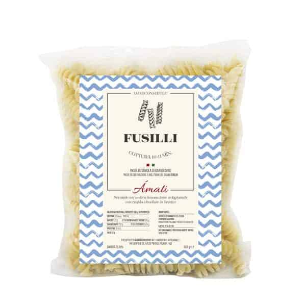 Confezione Fusilli Artigianali Trafilati al Bronzo &Agrave;mati pasta corta di grano duro italiano premium