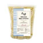 Confezione Mezzi Rigatoni Artigianali Trafilati al Bronzo Àmati pasta corta di grano duro italiano premium