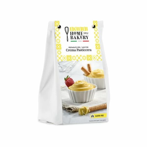 Confezione Preparato per Crema Pasticcera Babbi Gluten Free mix professionale senza glutine per farciture dolci