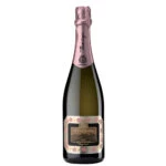 Bottiglia Franciacorta Brut Ros&eacute; Flamingo DOCG Monte Rossa Pinot Nero e Chardonnay con etichetta rosa Flamingo