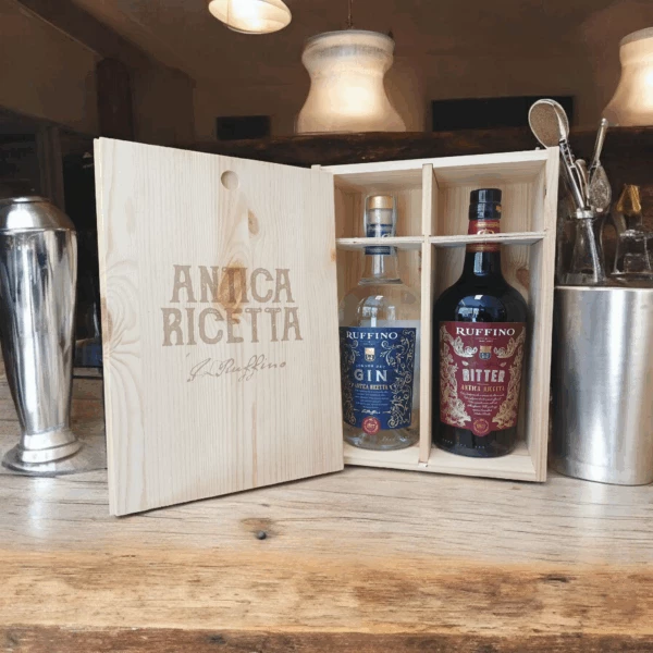 gin e bitter Ruffino in box