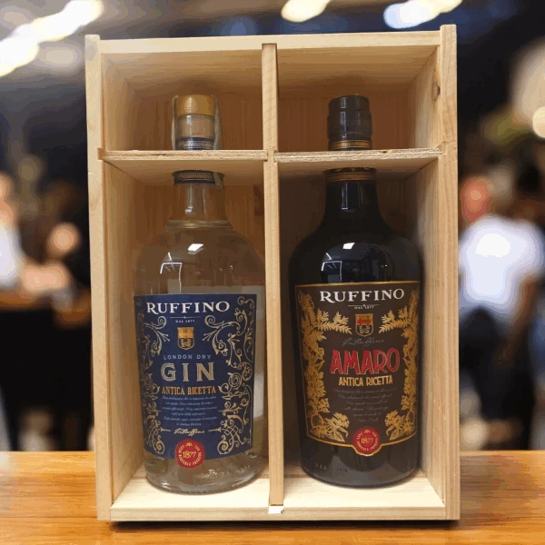 Gin e Amaro Ruffino in box