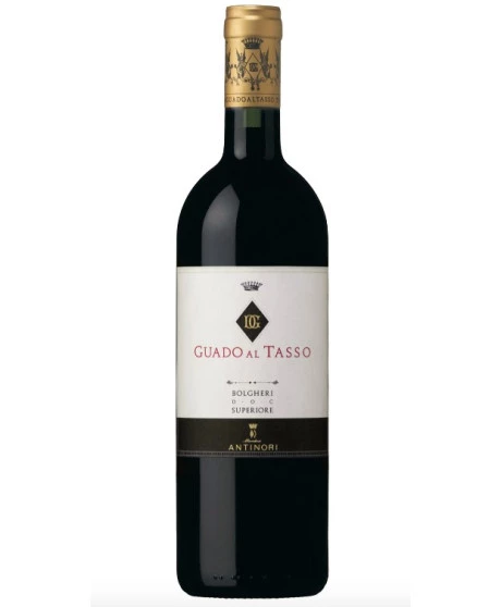 Guado al Tasso Bolgheri DOC Superiore bottiglia Antinori rosso.