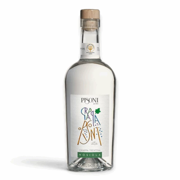 Pisoni Grappa Trentina Nosiola monovitigno autoctono
