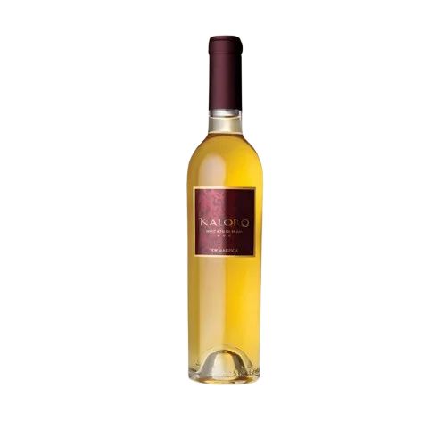 Bottiglia di Moscato di Trani DOC Kaloro 2024 Bocca di Lupo vino dolce pugliese