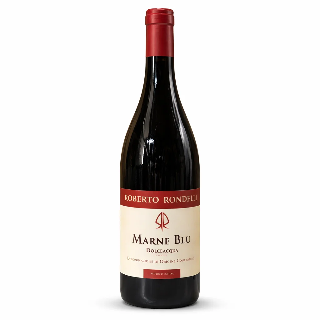 Rossese Marne Blu 2023 - Roberto Rondelli Bottiglia Rossese di Dolceacqua Marne Blu 2023 Roberto Rondelli 75 cl vino rosso ligure