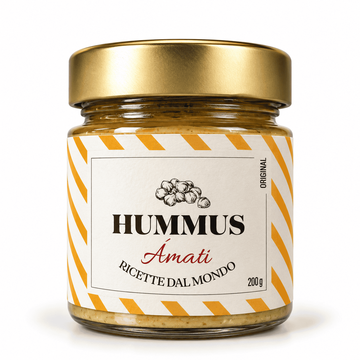 Hummus fronte amati 230g Hummus Amati 530g - immagine 1